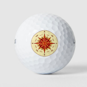 Compass Rose Golf Balls