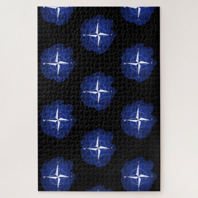 compass rose jigsaw puzzle (Vertical)