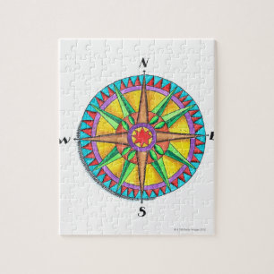 Compass Rose Jigsaw Puzzle