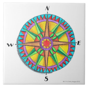 Compass Rose Tile