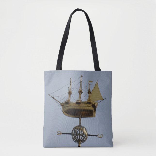 Compass Rose Tote Bag (Front)