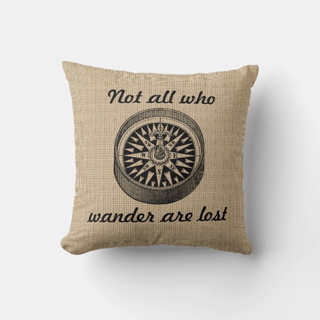 Compass - Wanderer Pillow (Front)