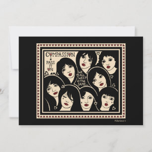 Compassion Pass It On_7"x5" Flat Card