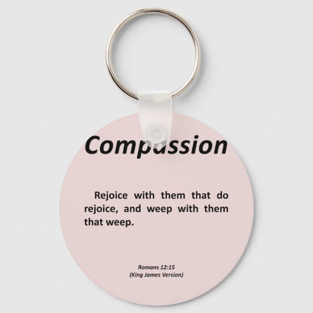 Compassion Romans 12-15 Key Ring (Front)