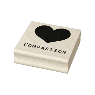 Compassion Rubber Stamp