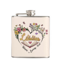 Compassionate Librarian – Floral Heart Design