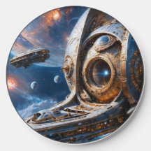 Compellious Galactic Cruiser Al Art by Xzendor7