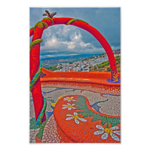 Competa Costa Del Sol Andalucia Spain Photo Print