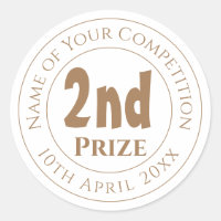 Competition 2nd Prize Trophy Award