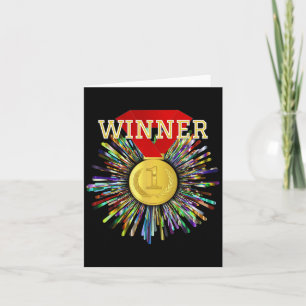 Competition Prize Winner Gold Medal #1  Card