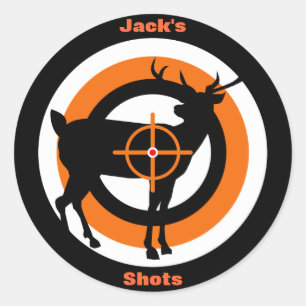 Competition Target Patches Classic Round Sticker