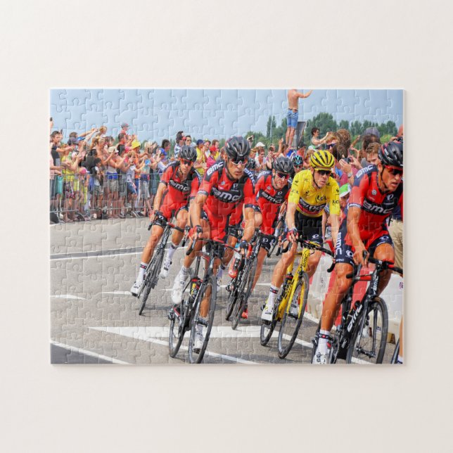 Competitive Cycling Race Jigsaw Puzzle (Horizontal)