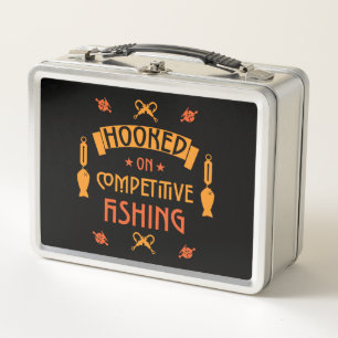 Competitive Fishing Gifts Metal Lunch Box