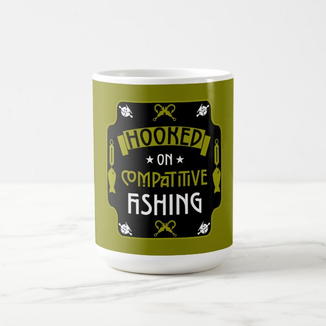 Competitive Fishing Tournament Coffee Mug (Center)