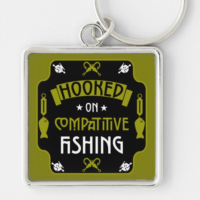 Competitive Fishing Tournament Key Ring (Front)