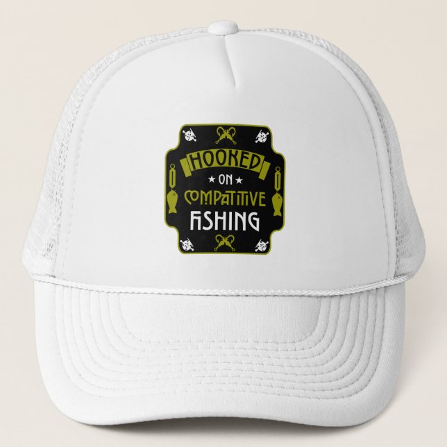 Competitive Fishing Tournament Trucker Hat (Front)