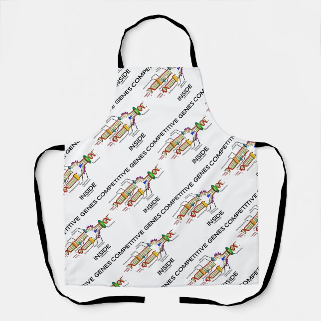 Competitive Genes Inside DNA Replication Humour Apron (Front)
