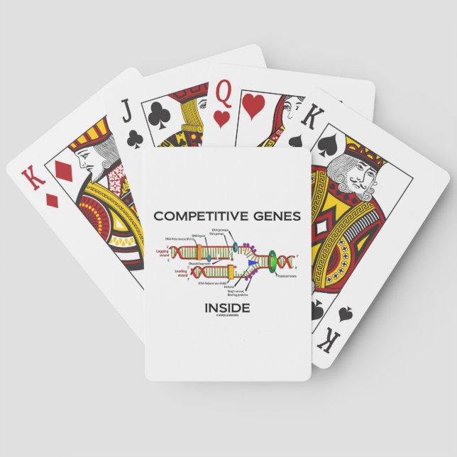 Competitive Genes Inside (DNA Replication) Playing Cards (Back)