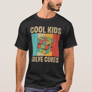 Competitive Puzzle Cube Cool Kids Solve Cubes Spee T-Shirt