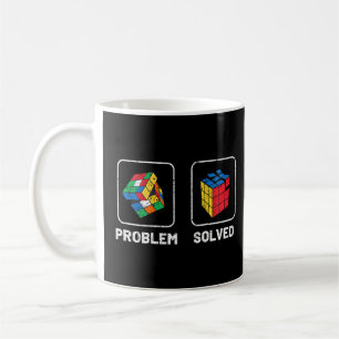 Competitive Puzzle Cube Problem Solved Speed Cubin Coffee Mug
