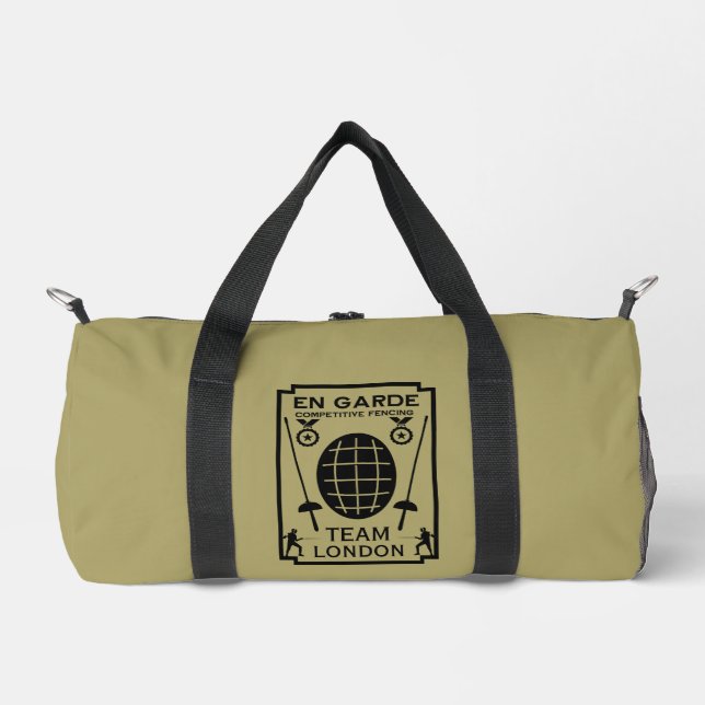 Competitive Sword Fencing Duffle Bag (Front)