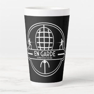 Competitive Sword Fencing Latte Mug