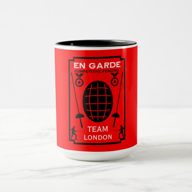 Competitive Sword Fencing Mug (Center)