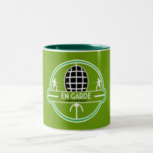 Competitive Sword Fencing Two-Tone Coffee Mug