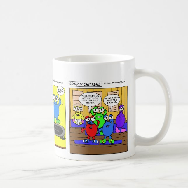 Comphy Critterz Cartoon Mug #2 (Right)