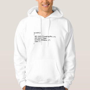 Compiling Life Error Funny Programmer Code Design Hoodie