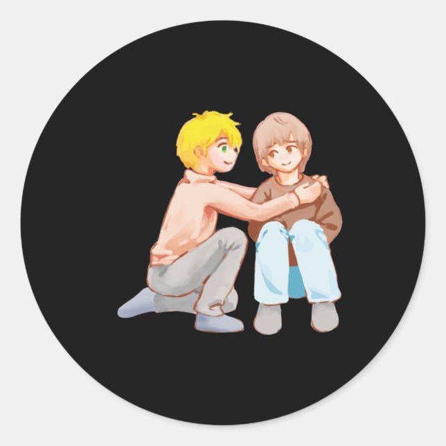Compion Loving Hug Sticker  (Front)