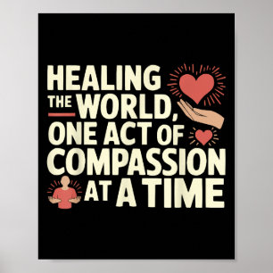 Compion Motivation Empathy Humanity Kindness Poster