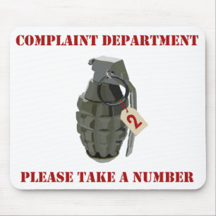 Complaint Department Mouse Pad