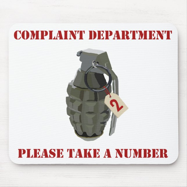 Complaint Department Mouse Pad (Front)