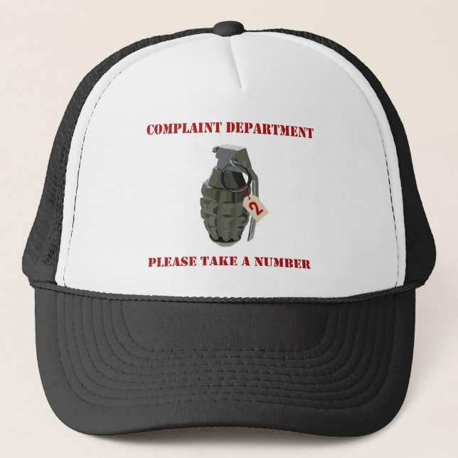 Complaint Department Trucker Hat (Front)