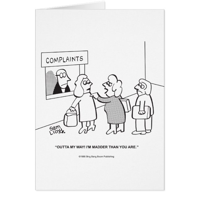 Complaints---Outta My Way! (Front)