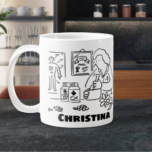 Complementary Medicine. Alternative Medicine Large Coffee Mug