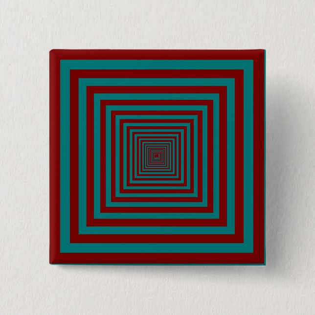Complementary Two Colour Combination / Mix 15 Cm Square Badge (Front)
