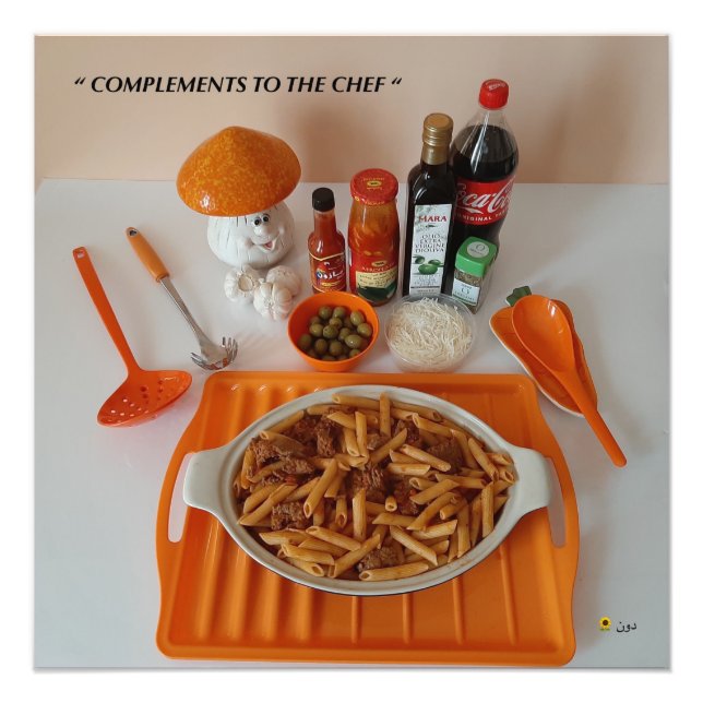 COMPLEMENTS TO THE CHEF PHOTO PRINT (Front)