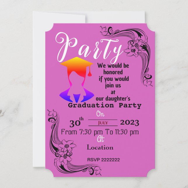 Complete the Degree   Invitation (Front)