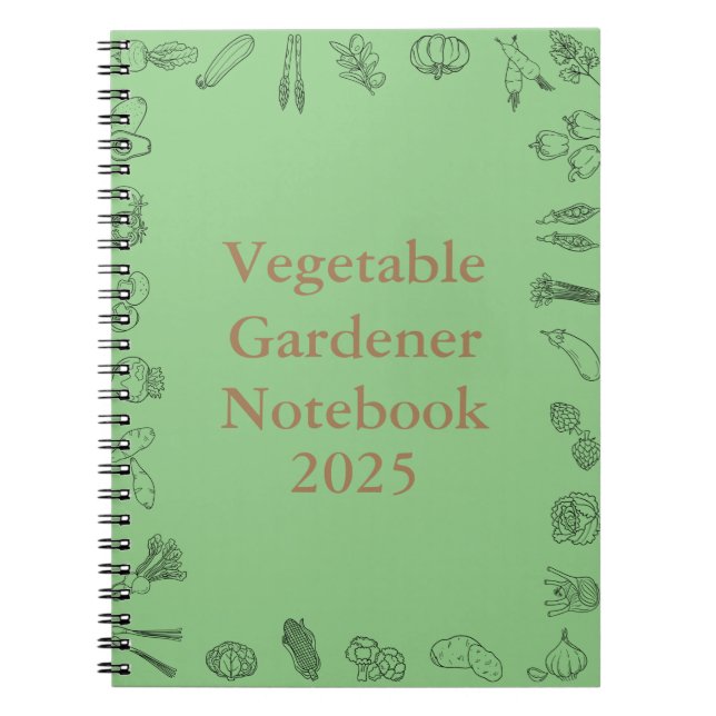 Complete Vegetable Garden Notebook (Front)