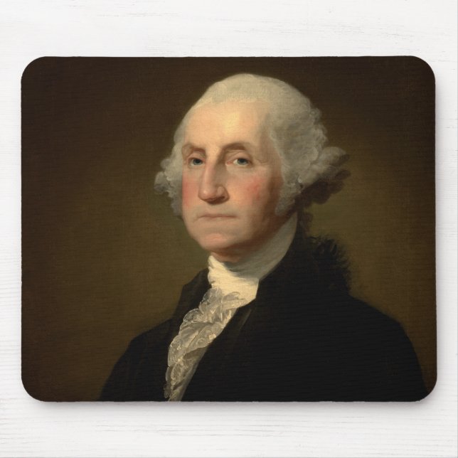 Completed Anthaeneum George Washington, Stuart Mouse Pad (Front)
