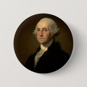 Completed Anthaeneum George Washington, Stuart Zaz 6 Cm Round Badge