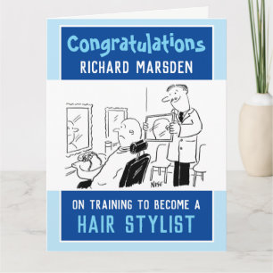 Completed Barber or Hair Stylist Training Card