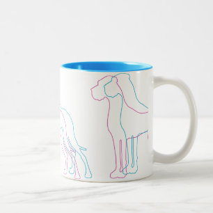 Completely conciliation Doggen Two-Tone Coffee Mug
