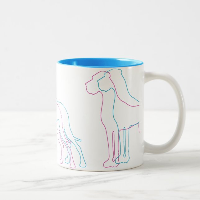 Completely conciliation Doggen Two-Tone Coffee Mug (Right)