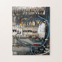 Complex Industrial Wiring Puzzle Challenge