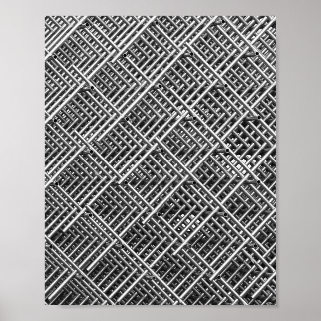 Complex Metal Structure Poster (Front)