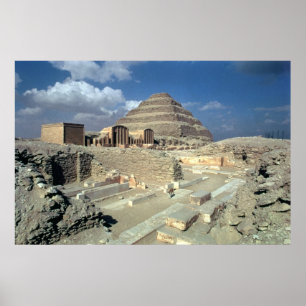 Complex of Djoser including the Step Pyramid Poster