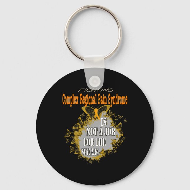 complex regional pain syndrome awareness 4 key ring (Front)